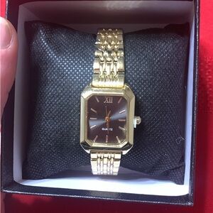 Gold Quartz Watch